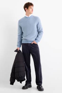 Pantaloni din catifea reiată - relaxed fit