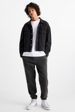 Denim joggers