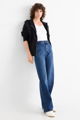 Wide leg jeans - talie înaltă - LYCRA®