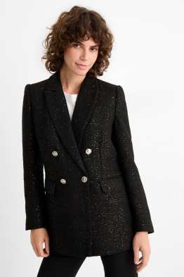 Blazer office cu paiete - regular fit