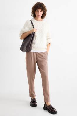 Jersey-Hose - Mid Waist - Tapered Fit