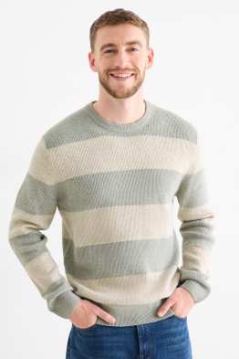 Jumper - ribbed - striped