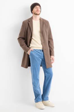 Chino din catifea reiată - regular fit