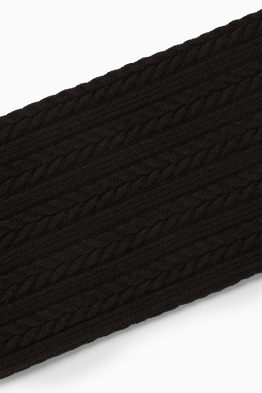 Punčochové kalhoty - s copánkovým vzorem