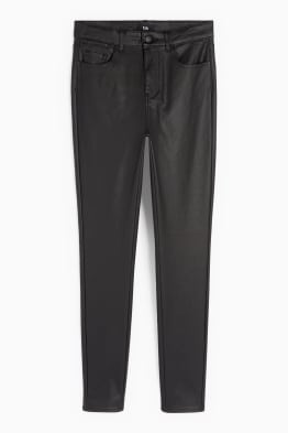 Pantaloni de stofă - talie înaltă - skinny fit