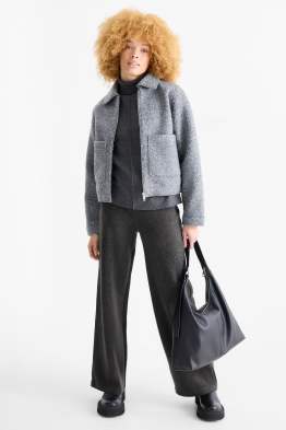 Pantaloni de trening din tricot - reiați
