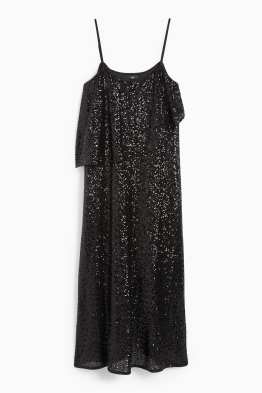 Rochie cu paiete - straight fit