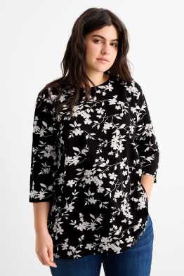 Tricou - LYCRA® - cu flori
