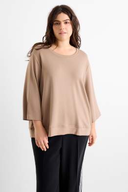 Tricou cu mânecă lungă - relaxed fit