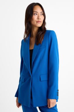 Blazer lung - regular fit - structurat
