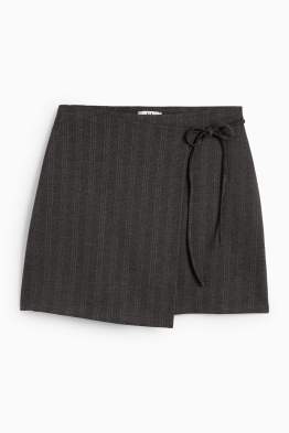 Fustă-pantalon scurtă - dungi fine