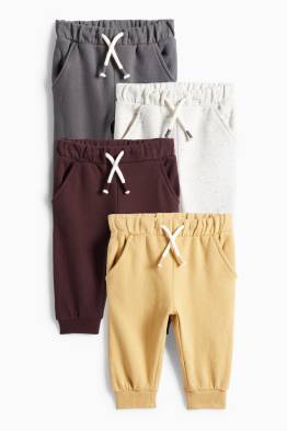 Multipack 4 perechi - pantaloni de trening bebeluși