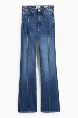 Flared jeans - talie înaltă - LYCRA®