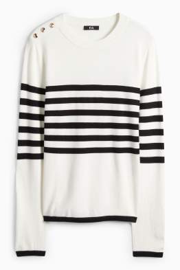 Pullover - gestreift