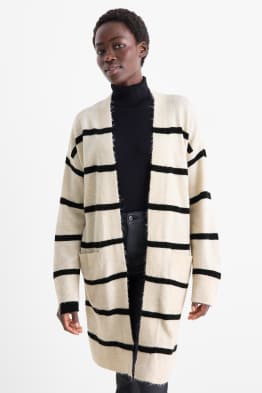 Cardigan tricotat lung