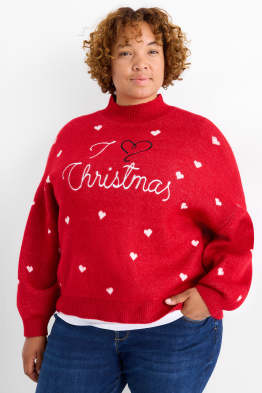 Pulover cu motive de Crăciun - I Love Christmas
