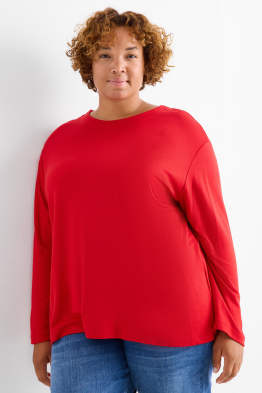 Tricou cu mânecă lungă - relaxed fit