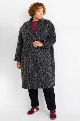 Palton - imprimeu de leopard