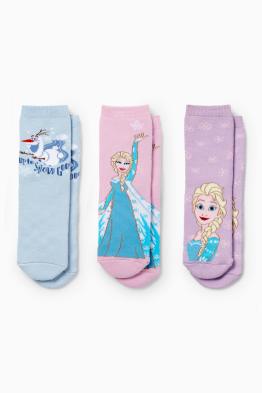 Multipack 3 perechi - Frozen - șosete antialunecare pentru bebeluși