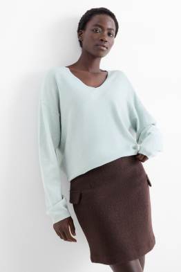 Pullover mit V-Ausschnitt