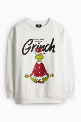 Bluză de molton cu motive de Crăciun - Grinch