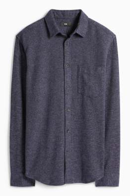Cămașă din flanel - regular fit - guler Kent