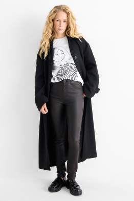 Pantaloni de stofă - talie înaltă - skinny fit