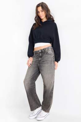 Balloon jeans - talie medie