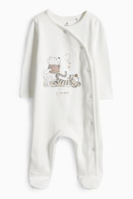 Winnie de Pluș - pijama salopetă bebeluși - reiată