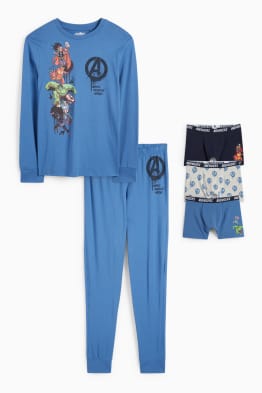 Răzbunătorii - set - pijama și 3 boxeri - 5 piese