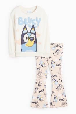 Bluey - set - bluză de molton și colanți evazați - 2 piese
