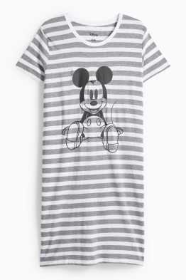 Cămașă de noapte - cu dungi - Mickey Mouse
