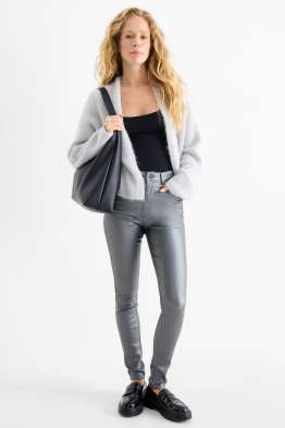 Pantaloni de stofă - talie înaltă - skinny fit