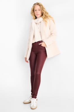 Pantaloni de stofă - talie înaltă - skinny fit
