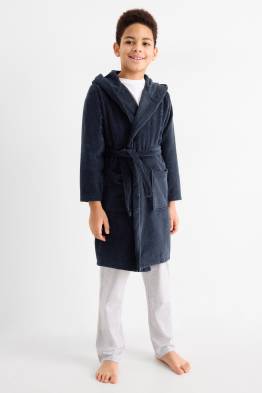 Peignoir de bain à capuche