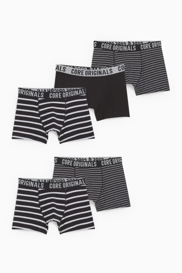 Bambini - Confezione da 5 - boxer aderenti - nero