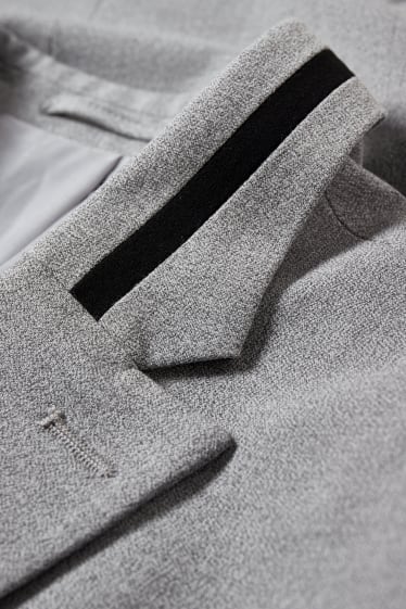 Bărbați - Sacou modular - slim fit - Flex - LYCRA® - gri deschis melanj