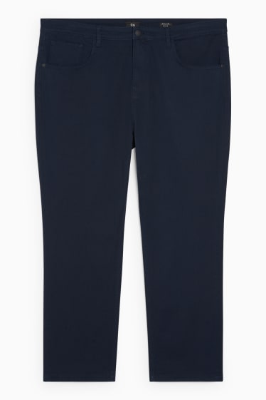 Bărbați - Pantaloni - regular fit - albastru închis