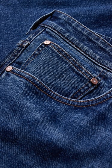Bărbați - Straight jeans - LYCRA® - denim-albastru