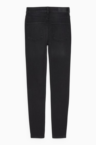 Femei - Skinny jeans - talie înaltă - LYCRA® - denim-gri