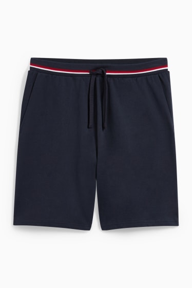 Herren - Pyjamashorts - dunkelblau