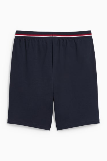 Herren - Pyjamashorts - dunkelblau
