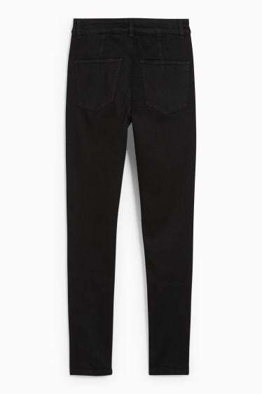 Femei - Jegging jeans - talie înaltă - negru