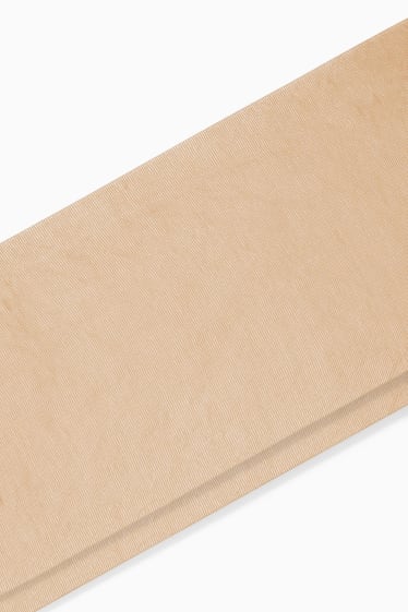Femei - Multipack 2 perechi - dresuri - LYCRA® - 15 DEN - Bej migdală