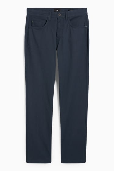 Bărbați - Pantaloni - regular fit - gri închis