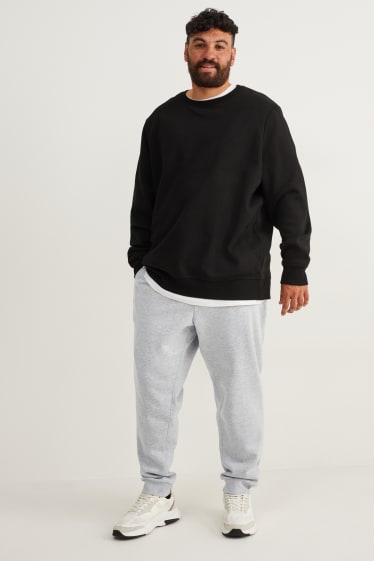 Bărbați - Pantaloni de trening - gri deschis melanj