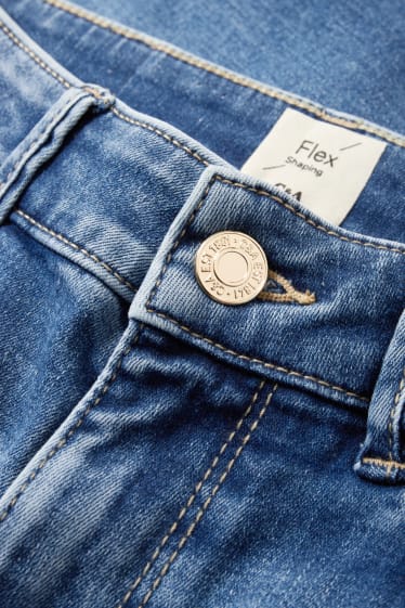 Dámské - Skinny jeans - mid waist - tvarující džíny - LYCRA® - džíny - modré