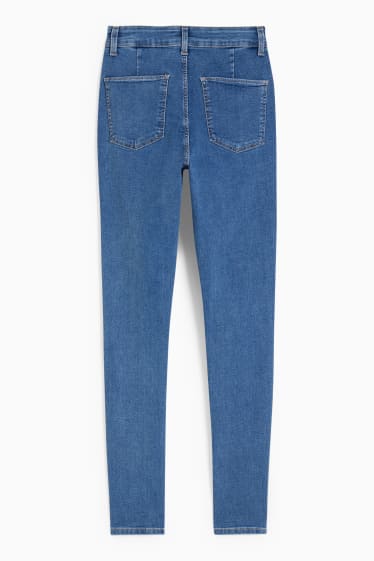Women - Jegging jeans - high waist - blue denim