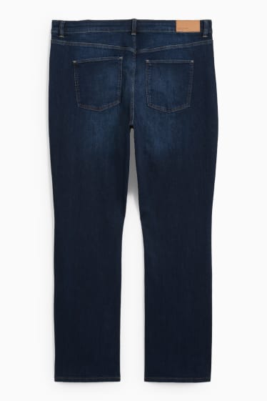 Femei - Bootcut jeans - talie medie - LYCRA® - denim-albastru