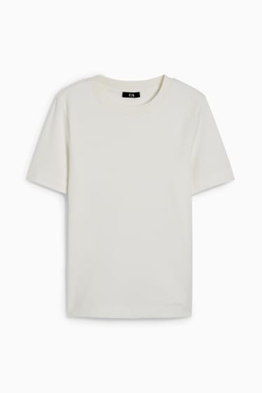 Femei - Tricou - alb-crem